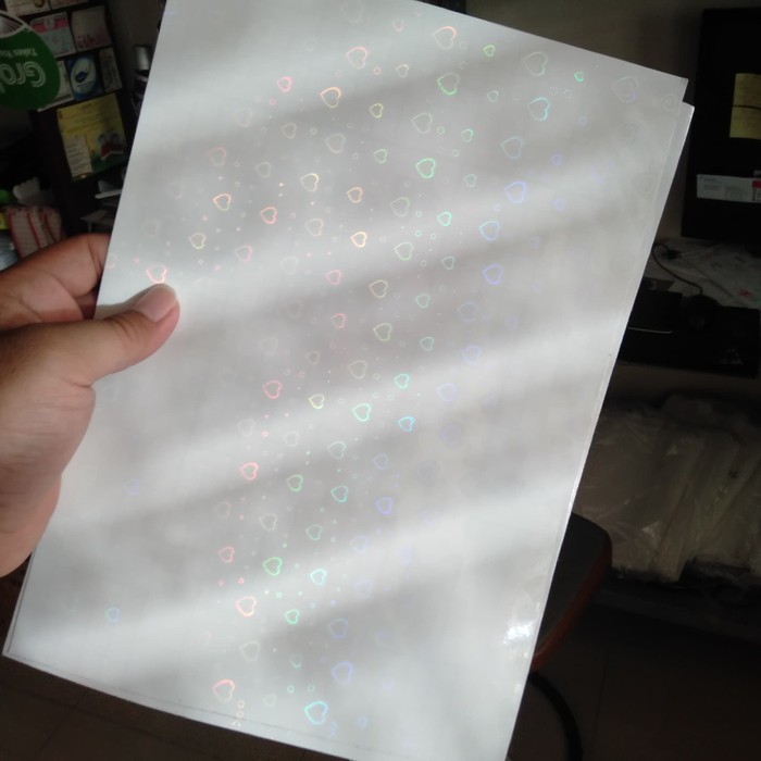 

Terlaris laminasi hologram love Jual