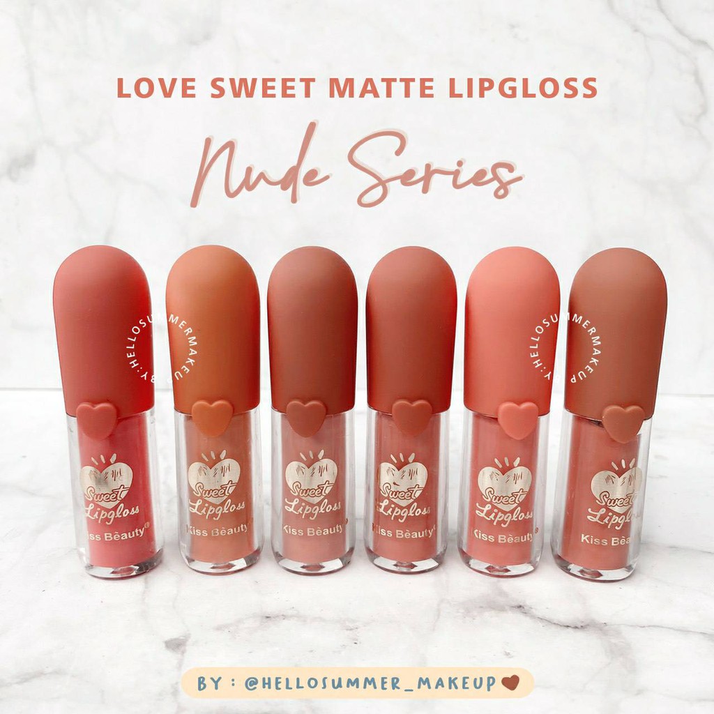 [K.B NUDE LOVE] Love Sweet Nude Series Velvet Matte Lipstik