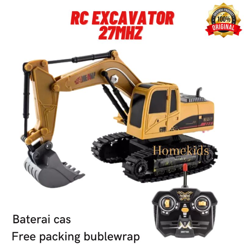 Mainan truk excavator RC truk pasir RC excavator mobil remot excavator