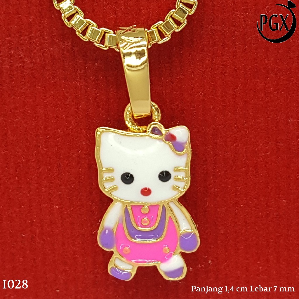 PGX Liontin Kalung Xuping Wanita Aksesoris Fashion Perhiasan Lapis Emas  - I028