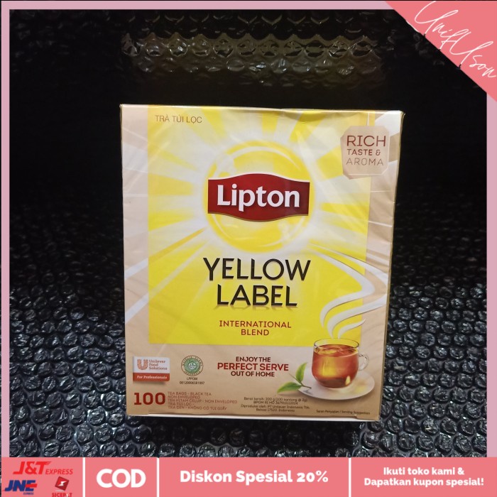 

⭐COD⭐ Lipton Yellow Label Tea 100's per box/Teh Lipton