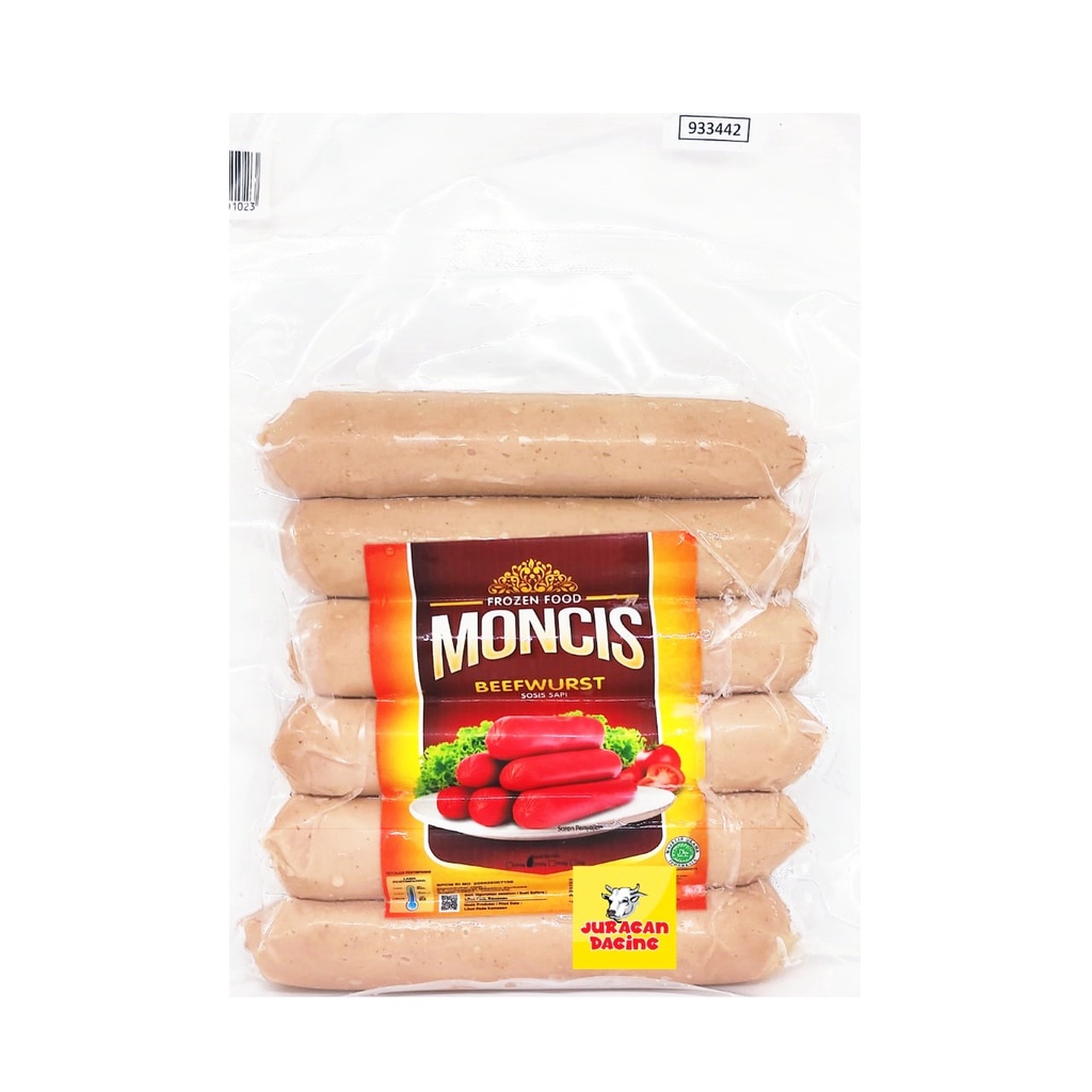 

Moncis Beefwurst Sosis Sapi Isi 6 500gr