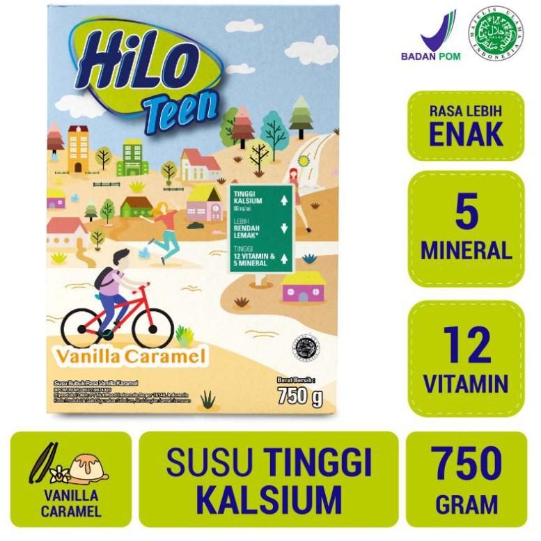 

[KODE BARANG S6118S] HiLo Teen Vanilla Caramel 750 gr HiLo Teen Chocolate 750 gr
