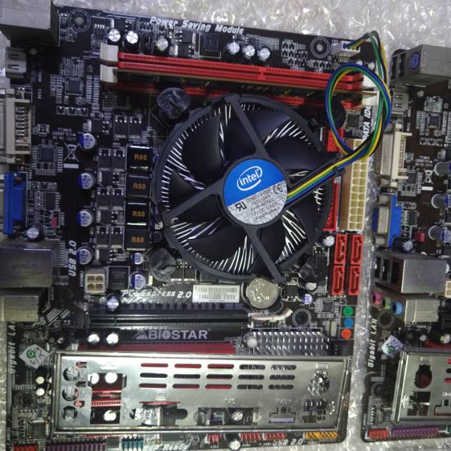 Paket mainboard lga 1156 H55 Prosesor core I3 530 ram 4gb plus fan