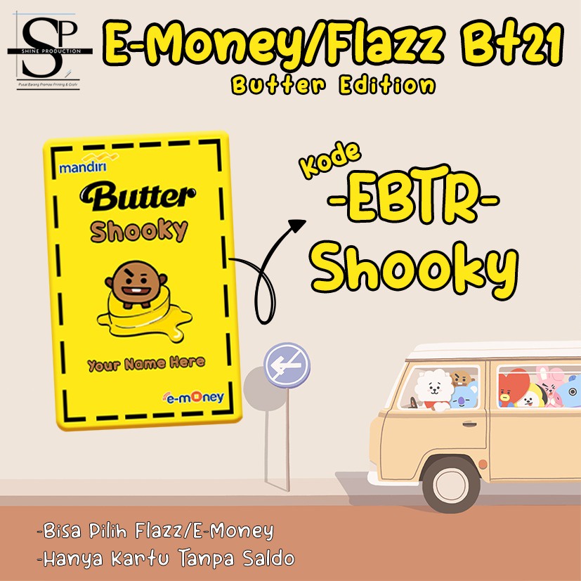 Emoney Flazz Bt21 Custom Nama