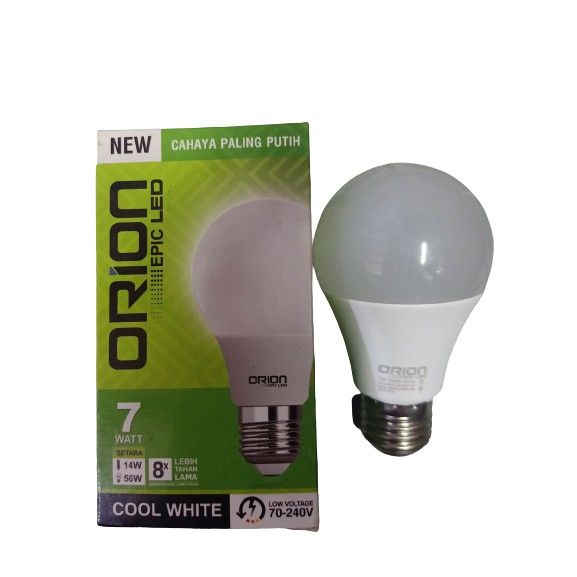 Lampu ORION LED 7 watt Cool White E27 Epic Bohlam