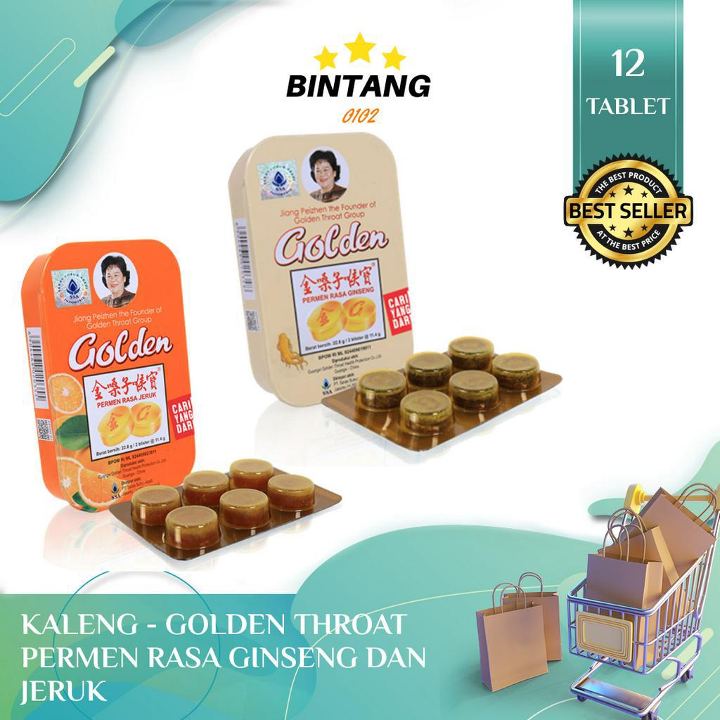 

KALENG - Golden Throat Lozenges SSA - Permen Pelega Tenggorokan