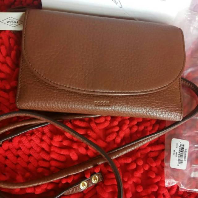 ORIGINAL preloved like new fossil sophia bisa jadi dompet/clutch/tas bag second bekas sale