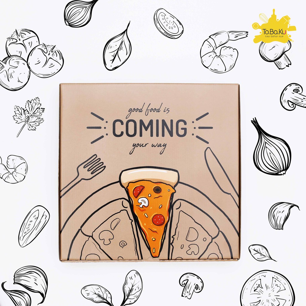 

Kotak-Ku Pizza Whole 30 x 30 x 5cm (Pack isi 10pcs)