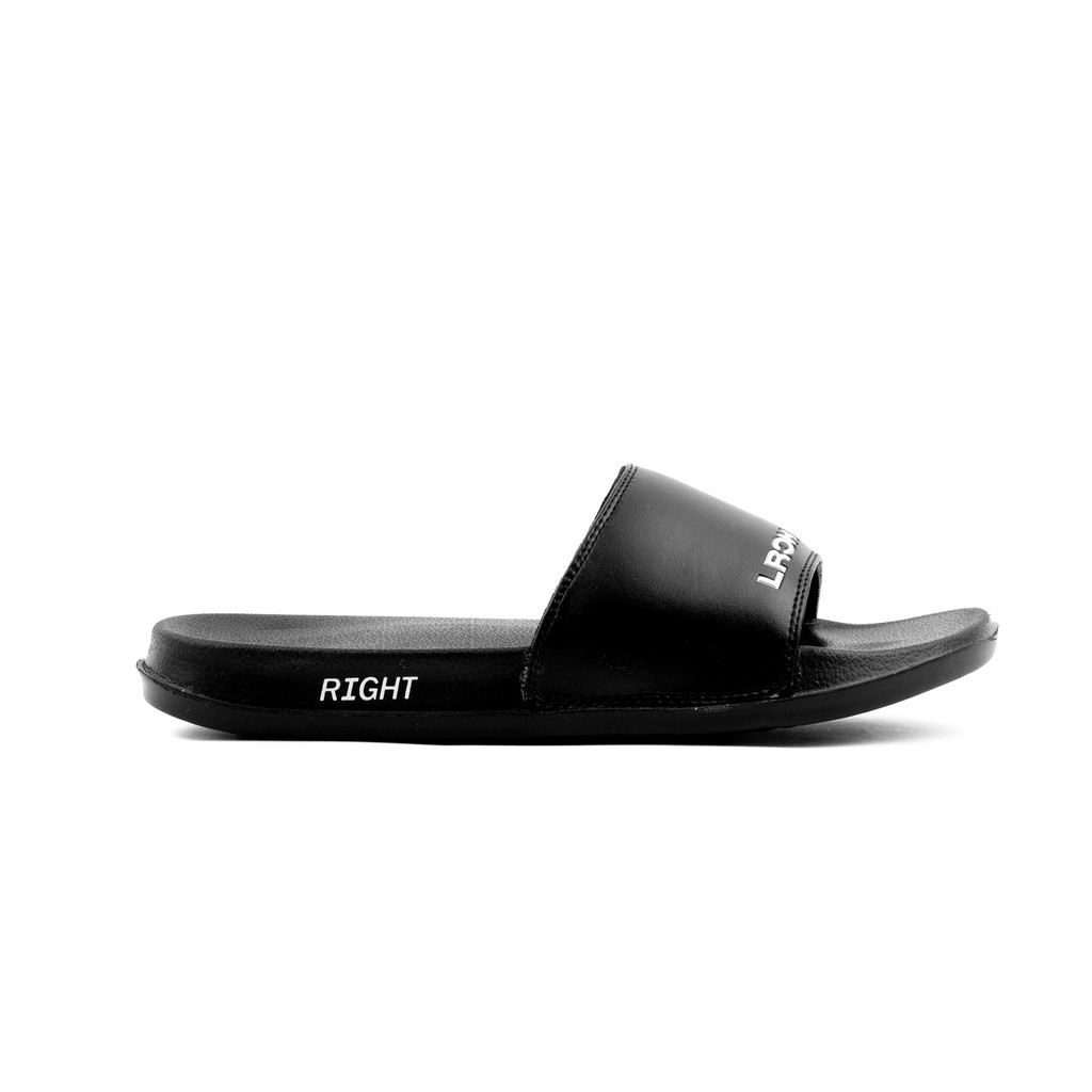 LEO RICHIE - Sandal Pria Wanita Zhyan Black / Black