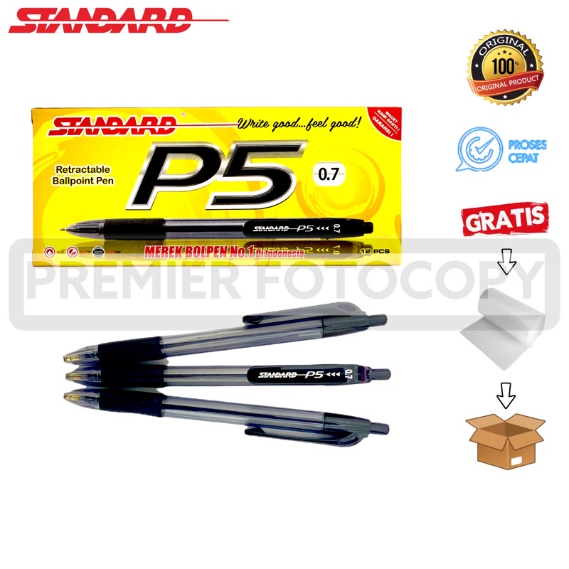 

Pulpen Standard P5 0.7 - 12pcs