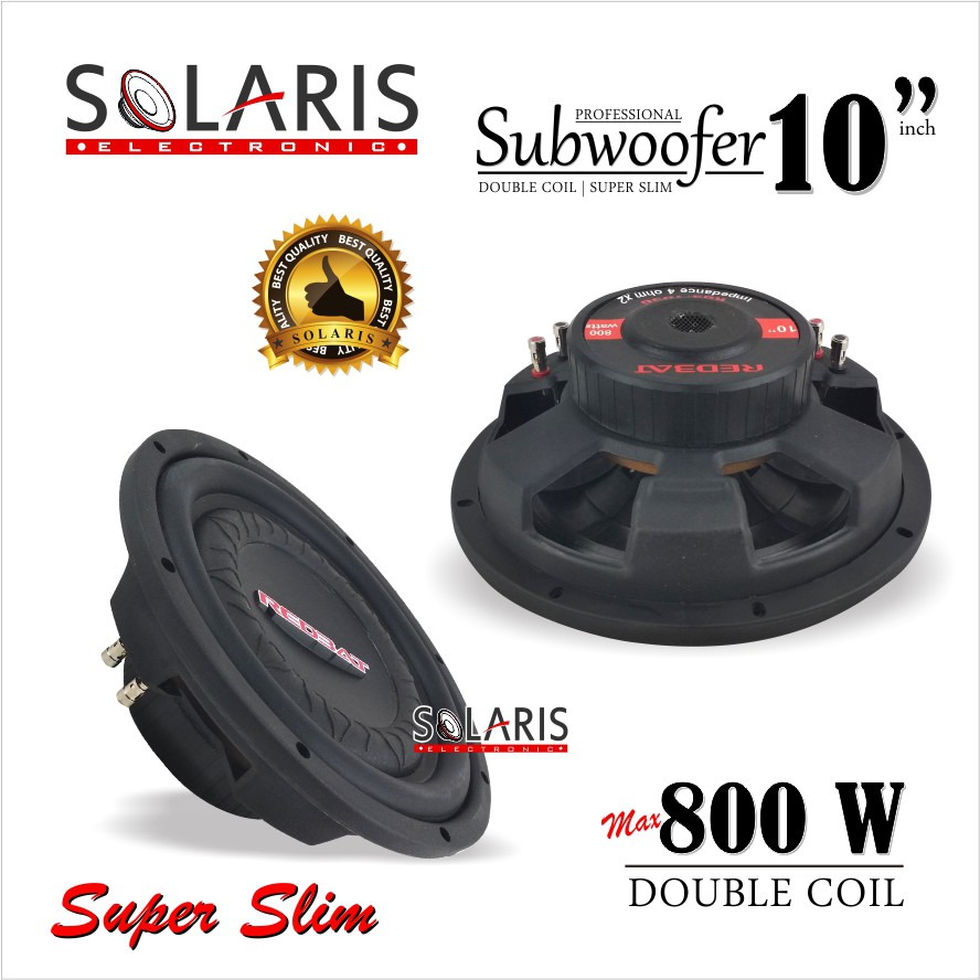 slim 10 inch subwoofer