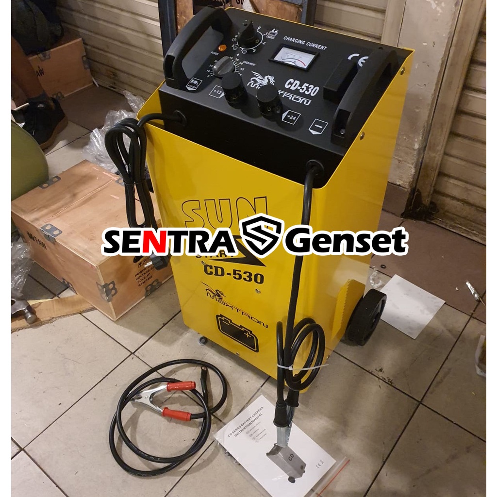 Charger Aki / Battery Charger MAXTRON 80 Ampere CD 530