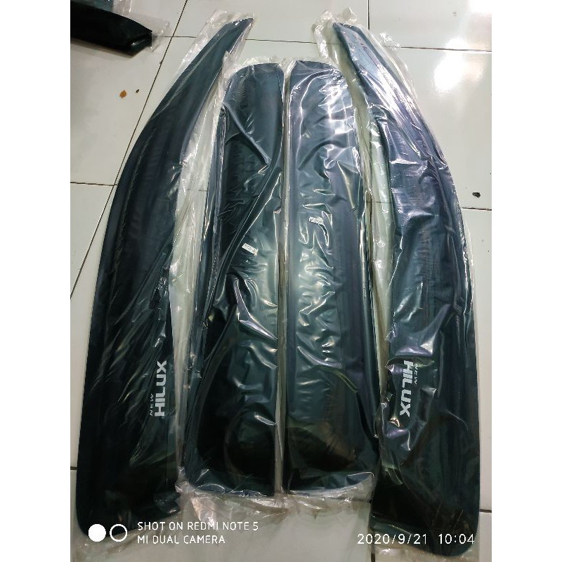 Talang air Slim Lebar hilux Double cabin 2005-2010
