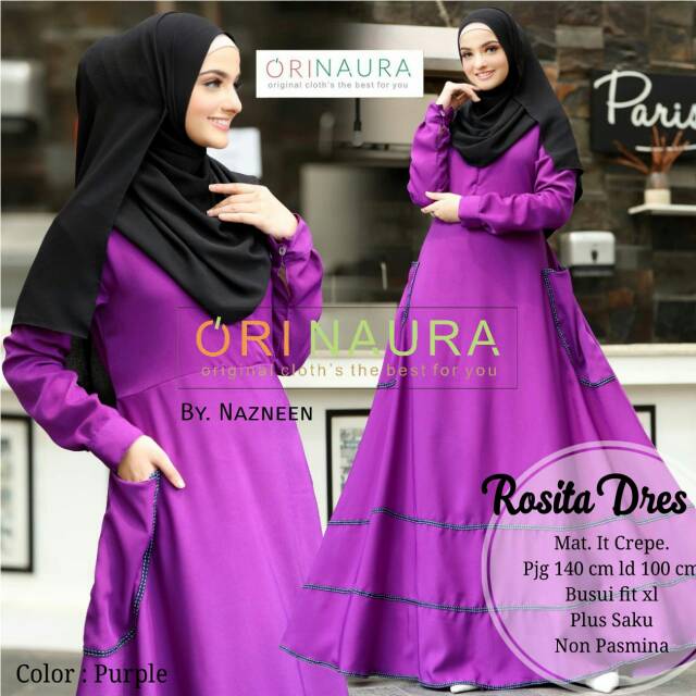 Rosita dress( ori naura)
