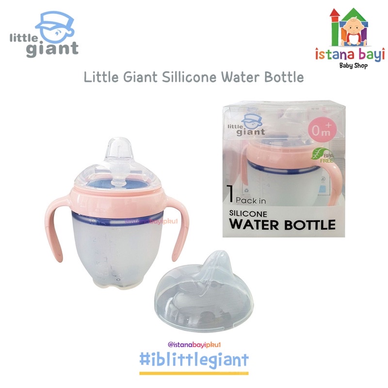 Little Giant Sillicone Water Bottle/Sippy cup anak/Training cup -Botol minum bayi