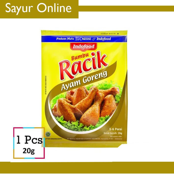 

[SayurOnline] BUMBU RACIK AYAM GORENG [1 Pack, 20g]