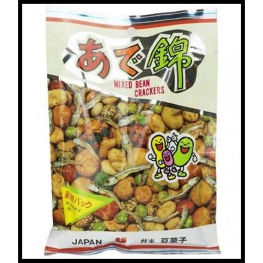 

Imoto Adenishiki [Japanese Mixed Bean Crackers] Dengan Ikan