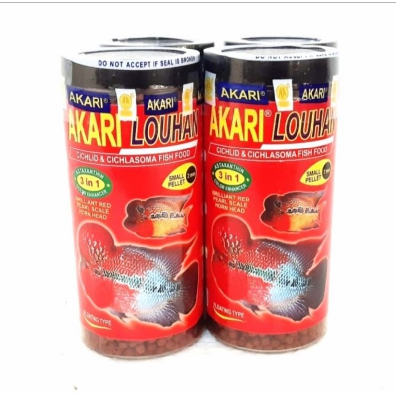 pelet ikan lohan 3in1 pelet warna ikan lohan dan jenong