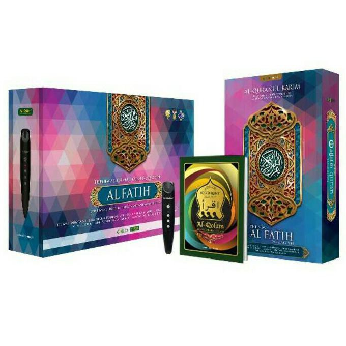 Alfatih Talking Pen, Alquran Al-Fatih, Al-Quran Read Pen + Buku Iqro
