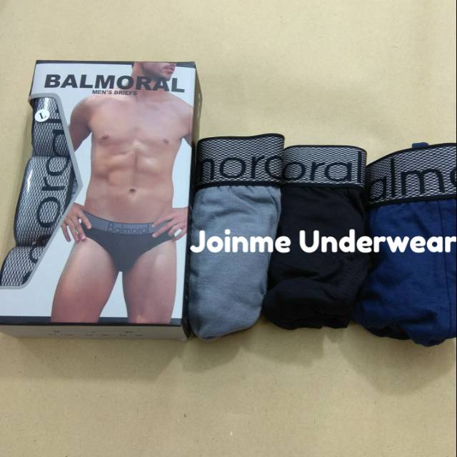 CELANA DALAM PRIA BALMORAL A 032 ISI- 3 PCS