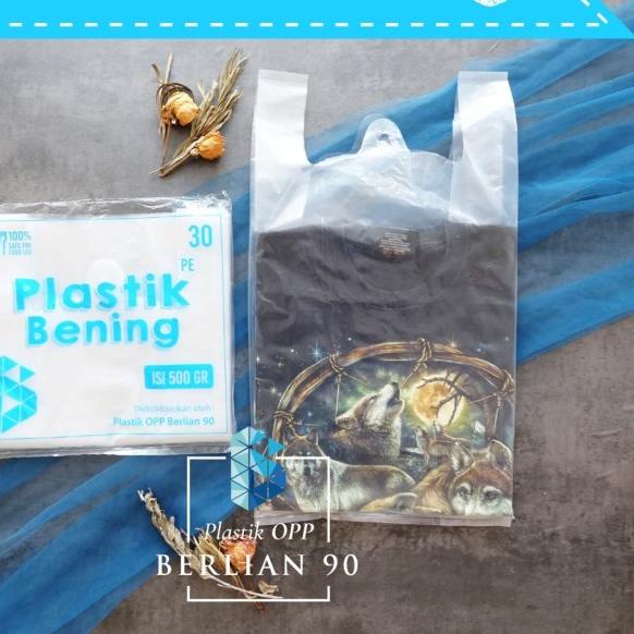 

Kantong Plastik Bening Tebal Uk 30 / Kantong Plastik Transparant