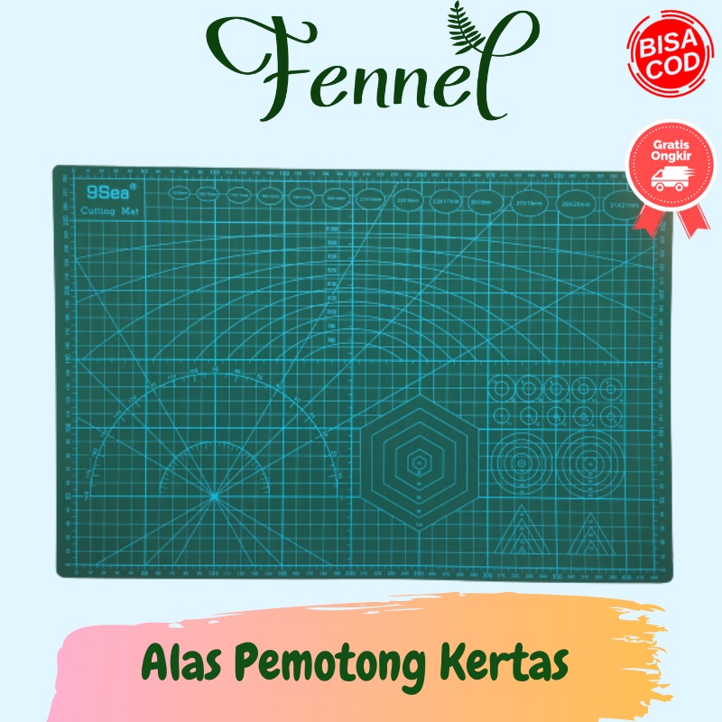 

Alas Pemotong Potong Kertas Cutting Mat Pad A3 45 x 30cm