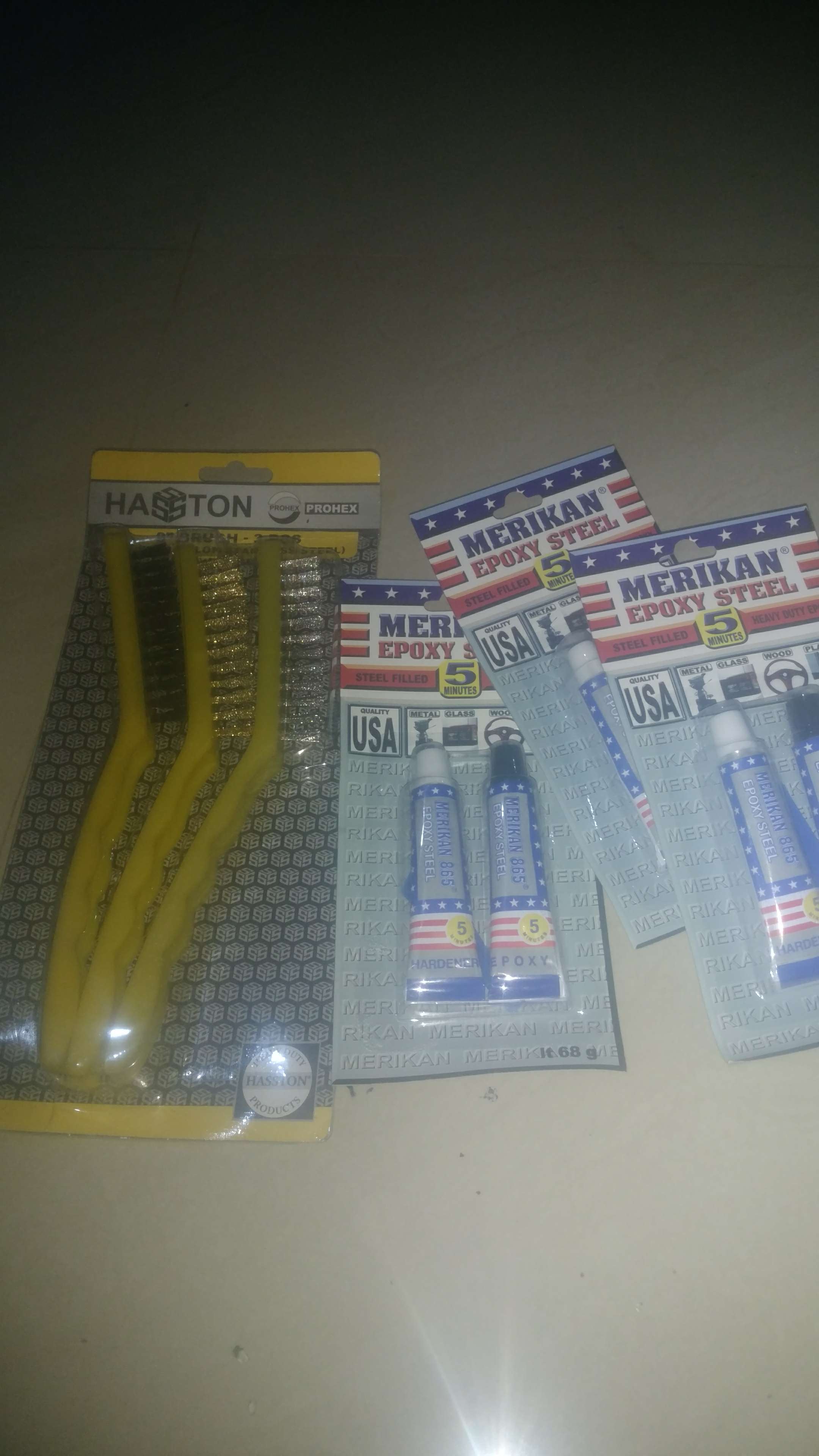 Hasston Prohex Sikat 3-in-1 Set Kawat 3 Pcs 9 Inch