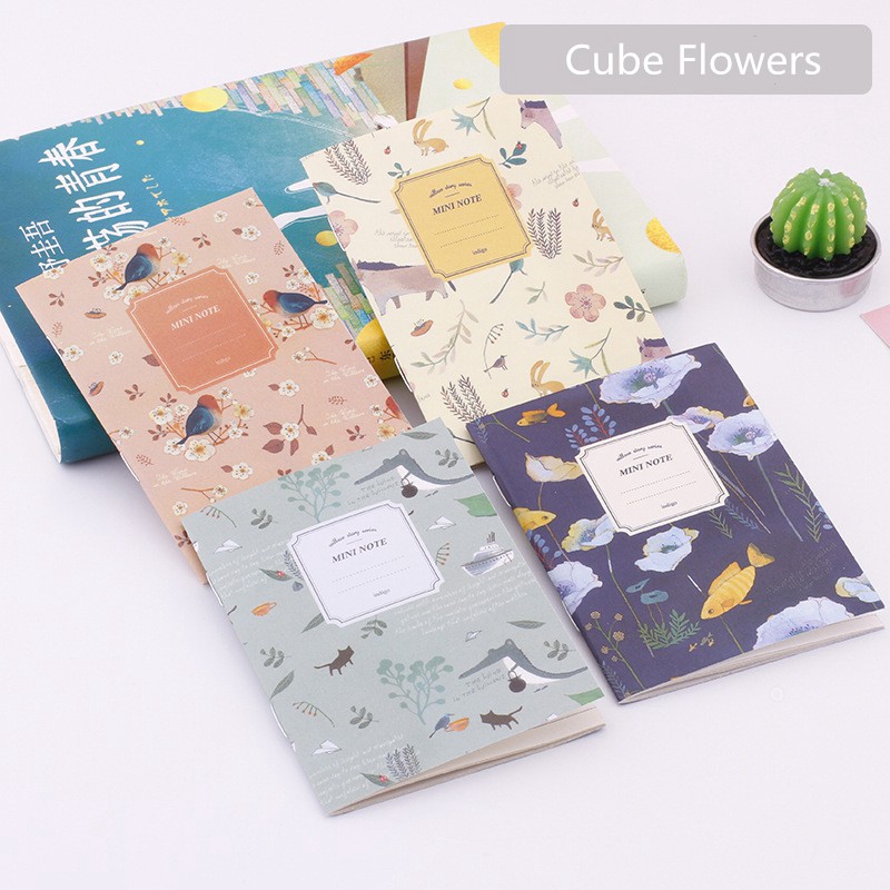 Mini Notebook Kartun Tickler Notepad Diary Siswa Memo Catatan Kantor Wordo