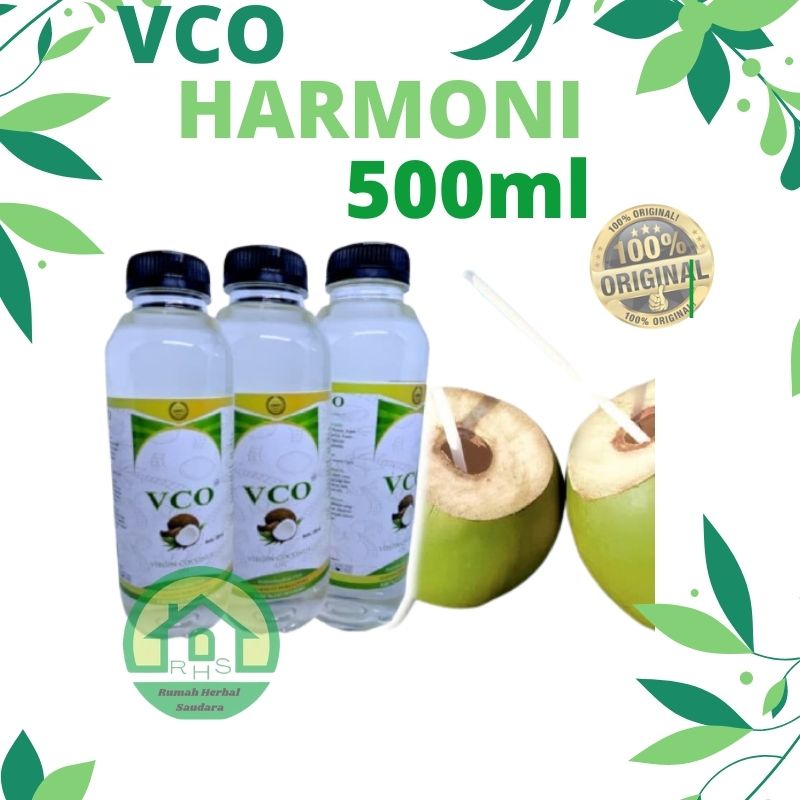 

VCO harmoni Virgin Coconut Oil / Minyak Kelapa Murni 100% original asli 500 ml