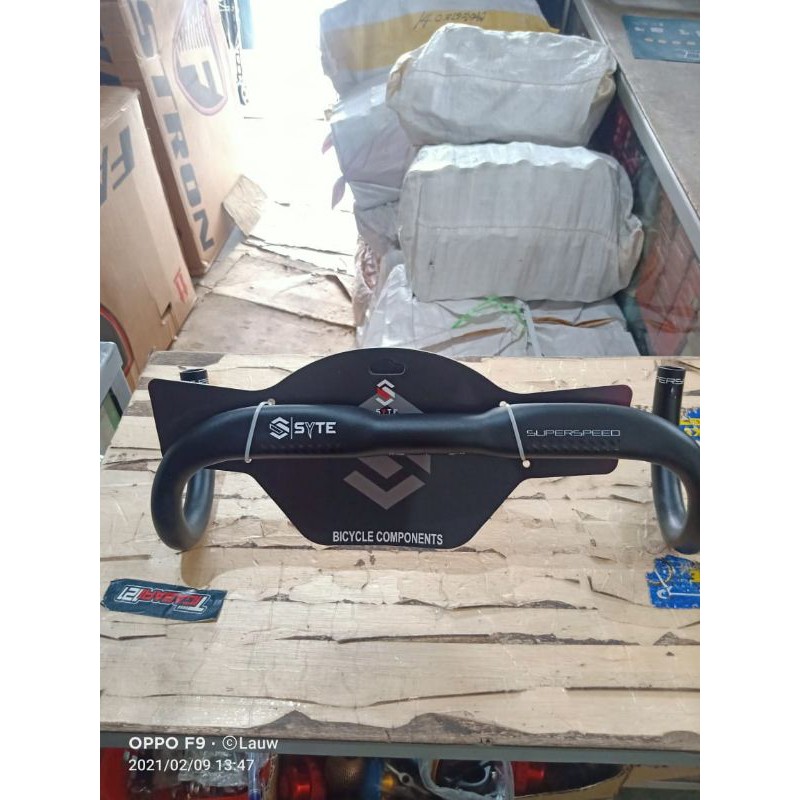 stang balap/dropbar pipih syte & bulat.