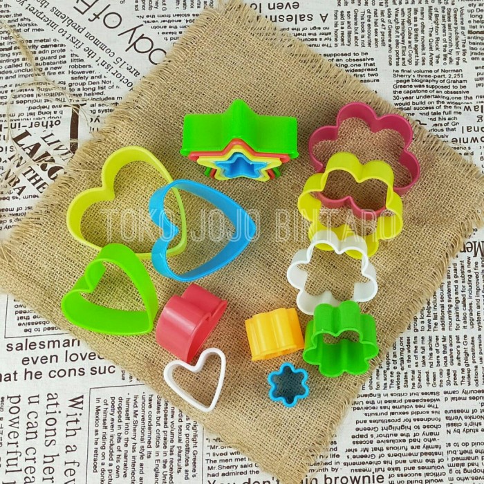 

Trendi Ring Cutter Plastik Ekonomis Per Set / Ring Cutter Set Aneka Bentuk Gilaa!!!