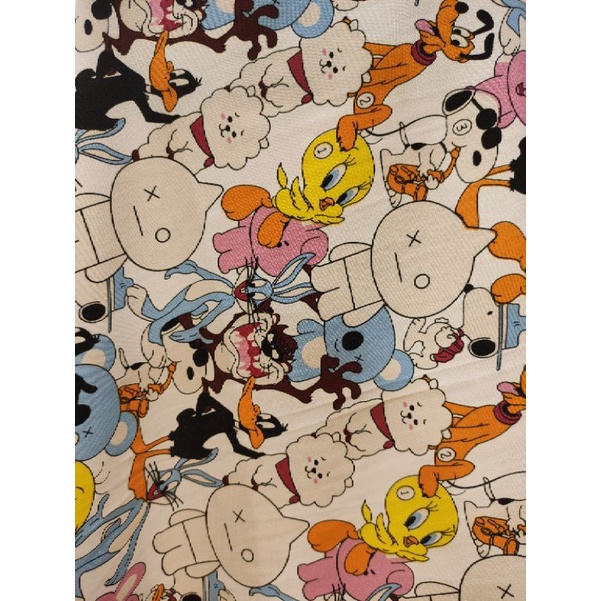 Kain Silky Motif Karakter Looney Tunes 22996 Colour D