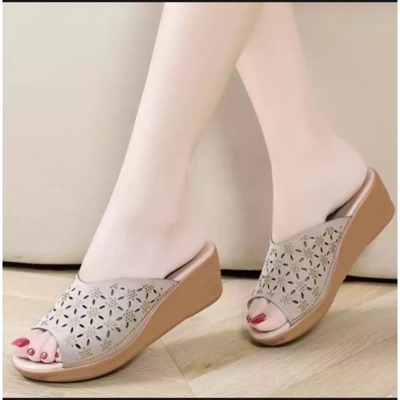 ABBUSHOES NN 29 wedges presan kokop meriana sol karet 5cm