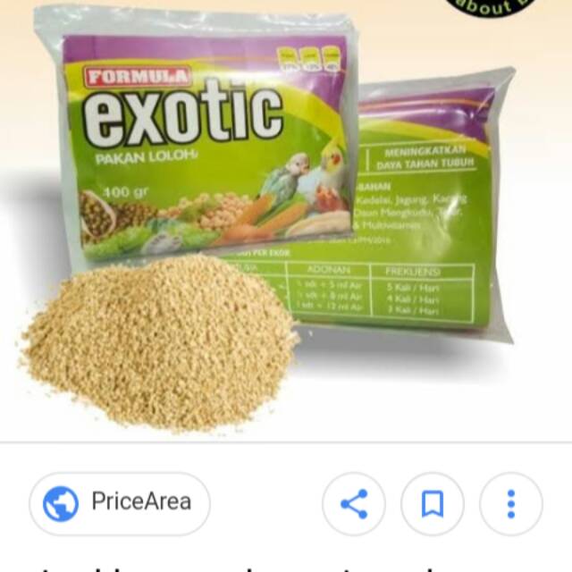 

Exotic sachet 100gr