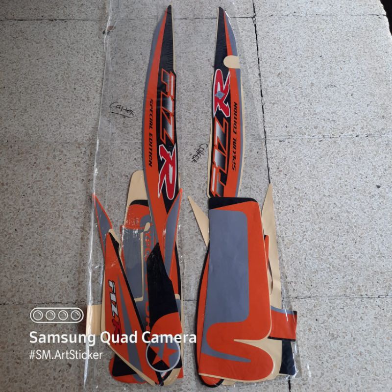 striping fizr caltex orange / striping fiz r caltex / striping f1zr caltex / striping f1z r caltex /