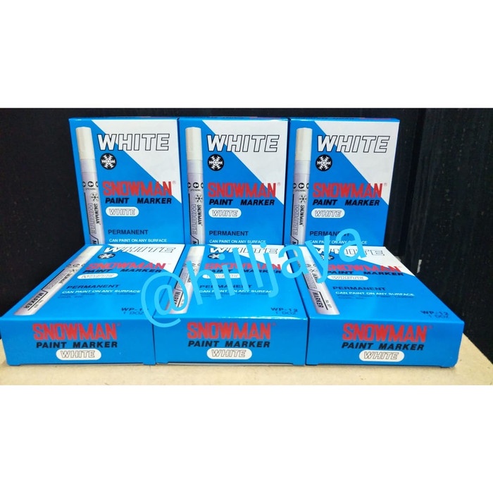 

Jualan Snowman Paint Marker White Bagus