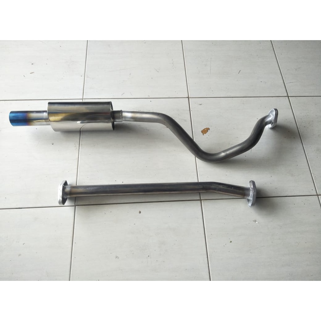 Knalpot Racing Mobil T120SS-Carry Futura 1.3 1.5-Grandmax Luxio Fullset Plug N Play System Baut .