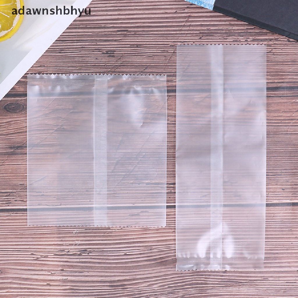 Adawnshbhyu 100Pcs /Set Ice cream Bags Kantong Plastik Es Loli Scrub Ice Popsicle Mold Bag