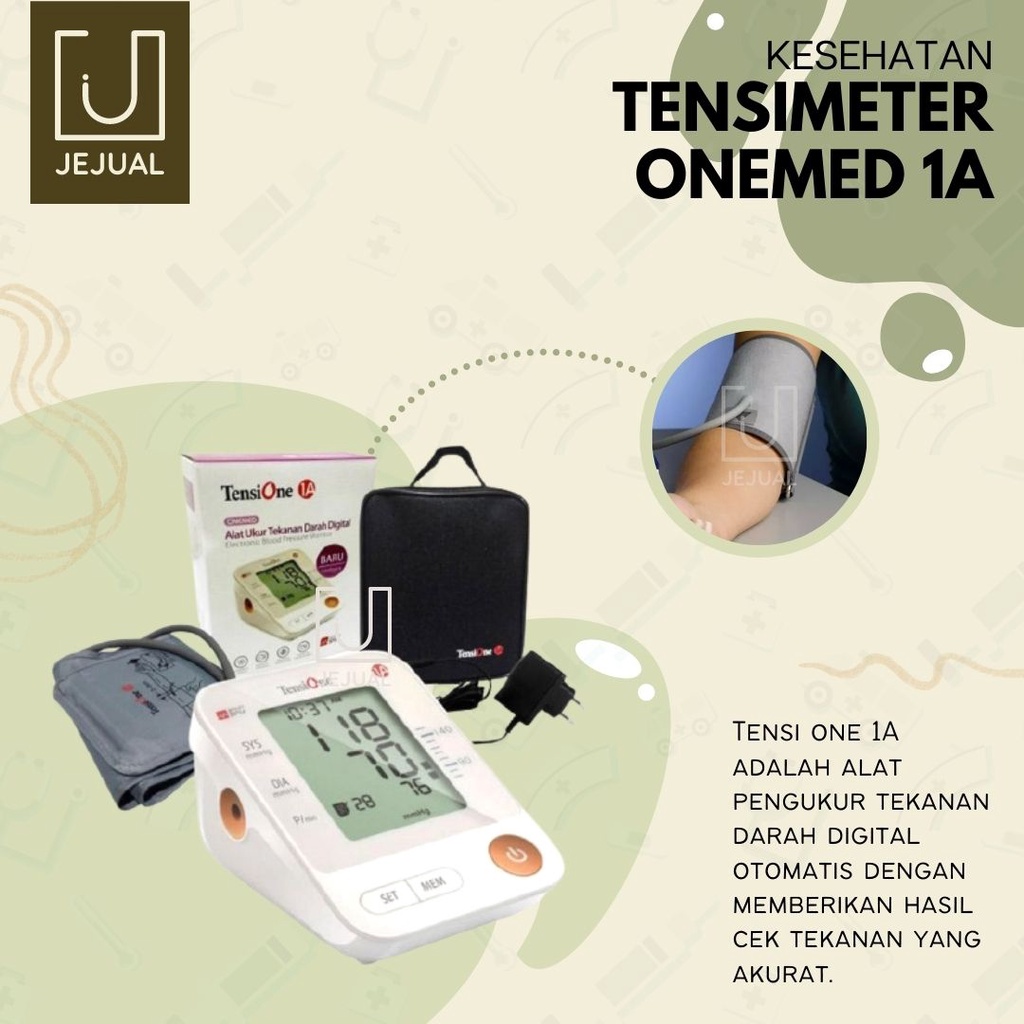 ONEMED TENSIONE 1A TENSIMETER/Tensi Meter Digital/Alat Pengukur Tekanan Darah