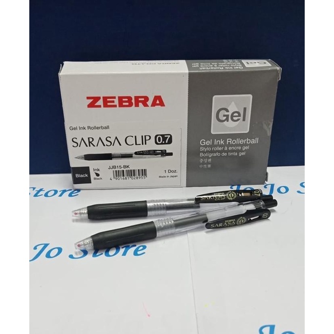 

TERLARIS Pen Zebra Gel SARASA 0.7 mm Hitam-Biru (Harga perlusin)/PULPEN GEL/PULPEN LUCU/PULPEN 1 PACK/PENSIL WARNA/PENSIL 2B/PENGHAPUS JOYKO/PENGHAPUS LUCU/RAUTAN PENSIL PUTAR/RAUTAN ELEKTRIK/SPIDOL WARNA/SPIDOL PERMANEN/SPIDOL WHITEBOARD/CORRECTION TAPE