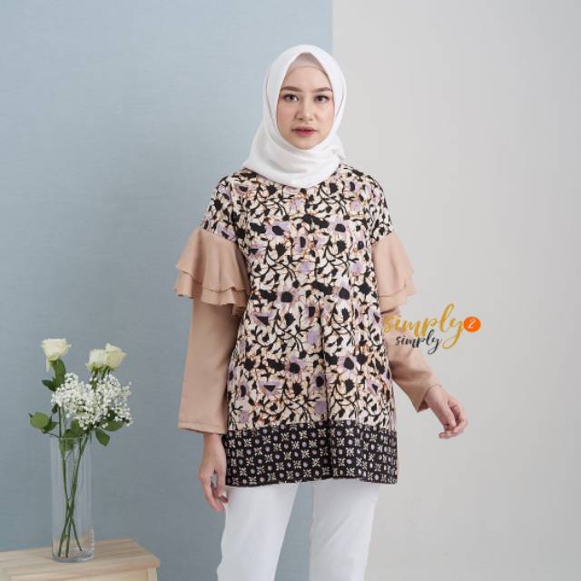 Ruffle Batik Creamy Simply2Simply