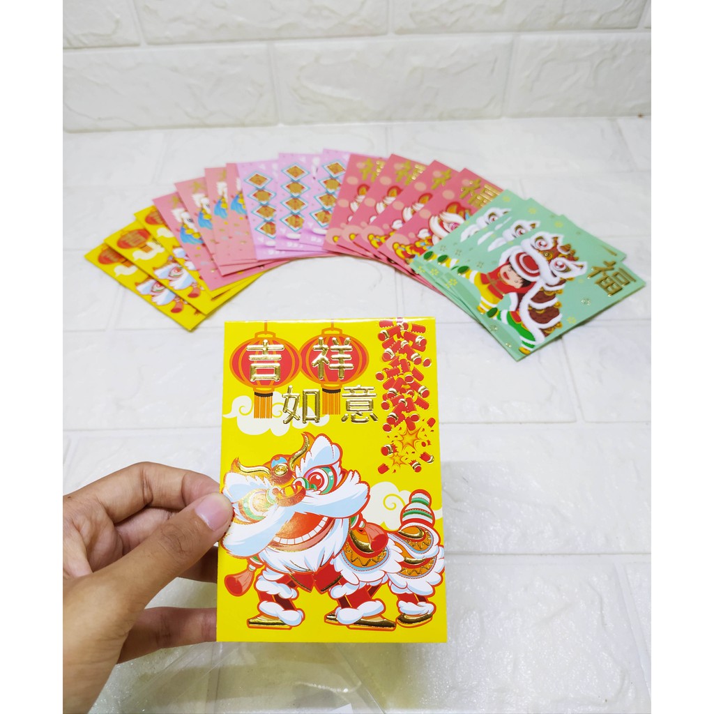 Angpao Kecil Barong Sai isi 20 pcs - Angpao Chinese New Year