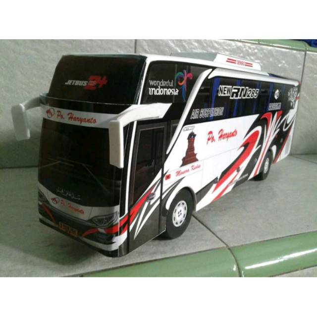 Miniatur bus Po. Haryanto jetbus 2+ SHD