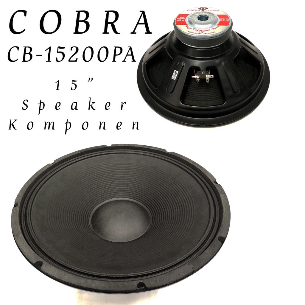 Speaker FULL RANGE Cobra CB 15200PA  400 WATT 15 INCH