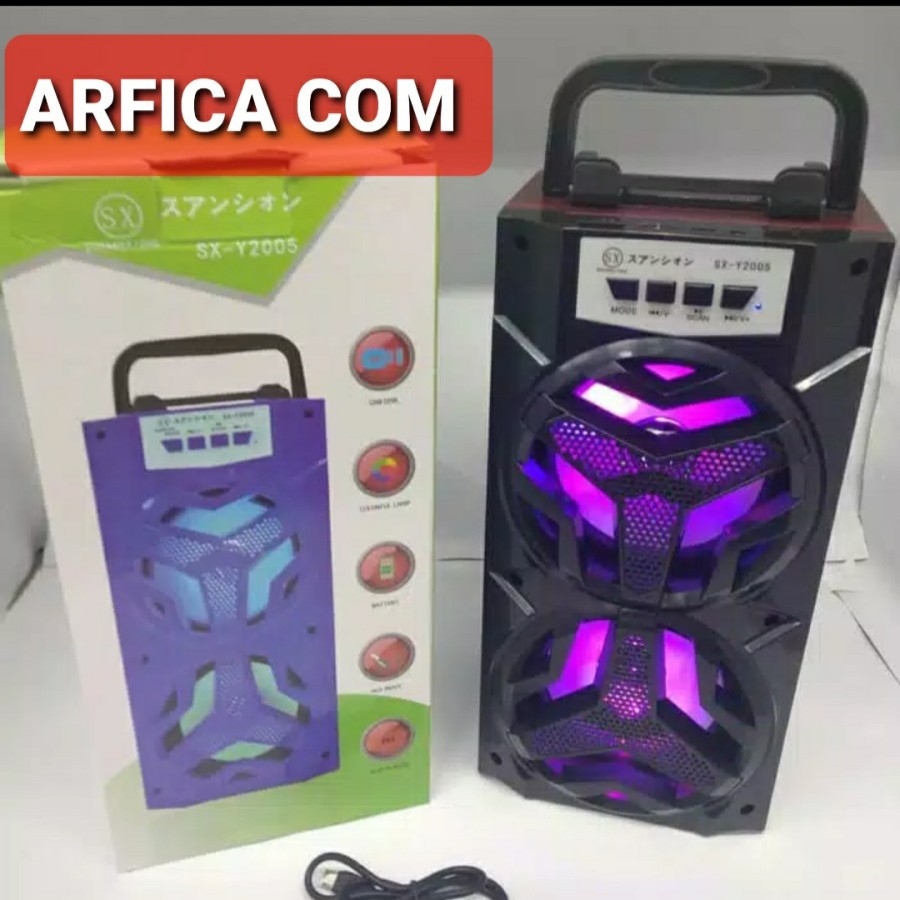 SPEAKER BLUETOOTH SX Y2005 FREE MIC SPEAKER MULTIMEDIA MIC KARAOKE