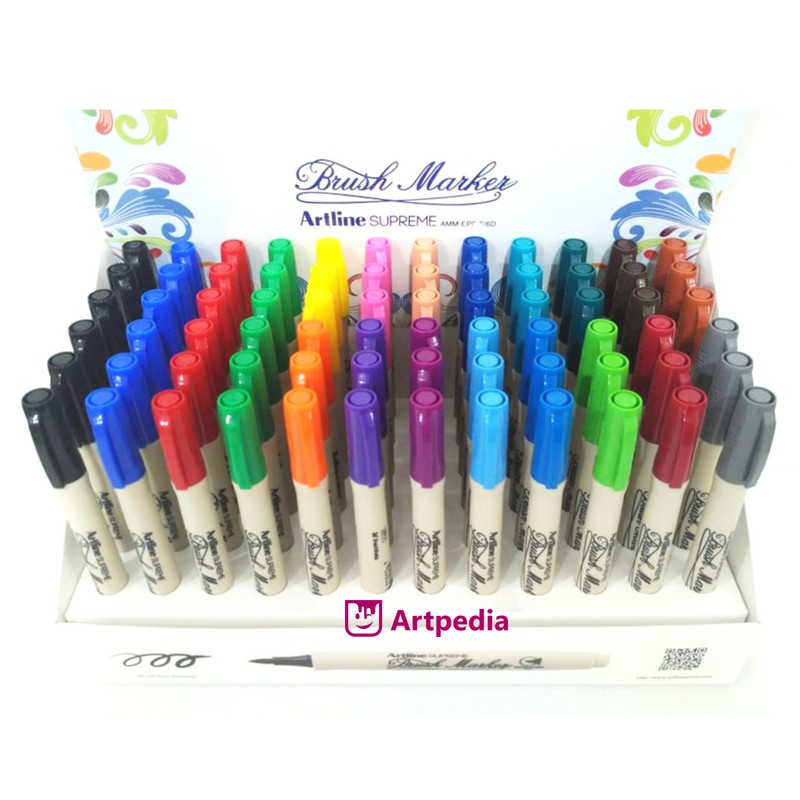 

Artline Supreme Brush Marker - Satuan / Spidol warna Artline - Artline Brush Marker Termurah