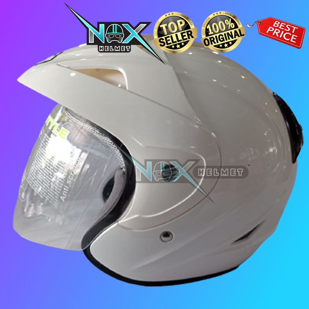 Helm SNI BMC 3G Solid Polos Halfface (Ongkir 2kg)