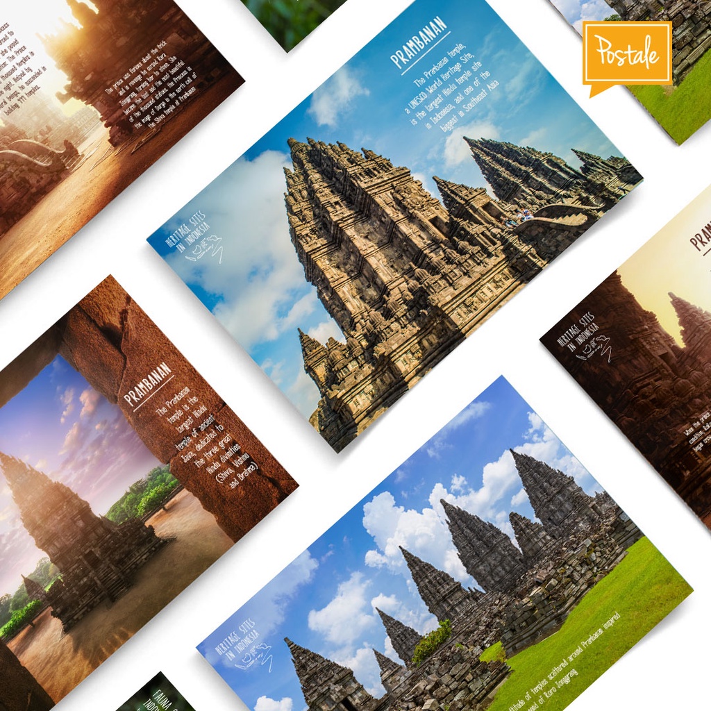

Kartu Pos Heritage 3 Prambanan - Postale