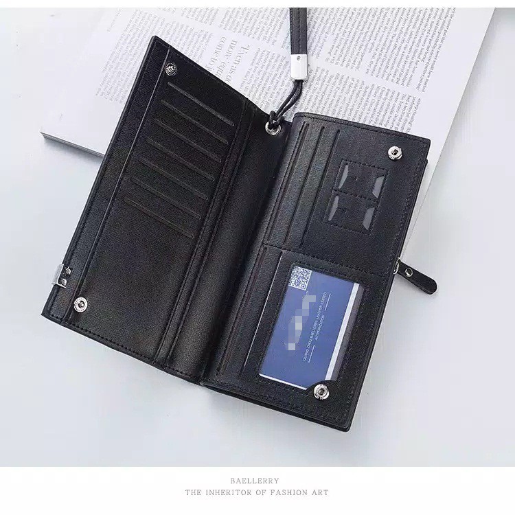 (COD) Dompet Pria Dompet Panjang Bahan Kulit DOMPET Unisex ❤️❤️MALLSHOPPING❤️❤️